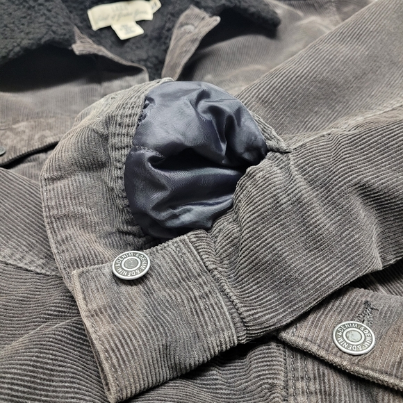 H&M Corduroy & Faux Sherpa Trucker Jacket Medium - Picture 9 of 15
